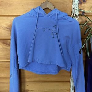 Gymshark be a visionary purple cropped hoodie *limited edition